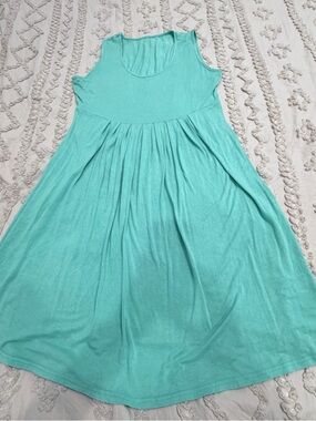 Source Unknown Sleeveless Mint Green Midi Dress